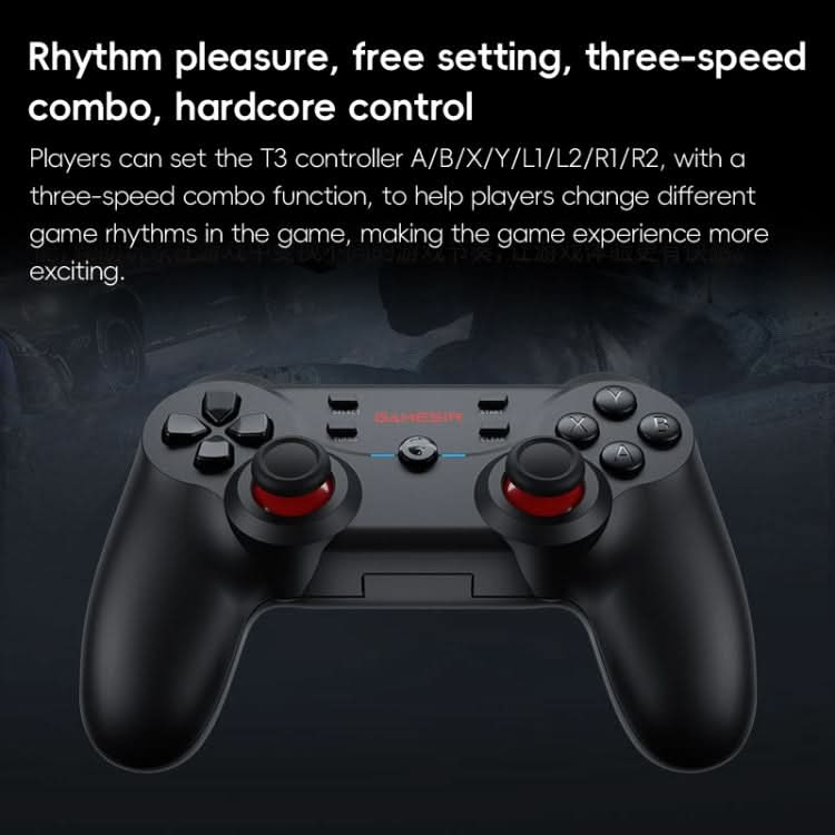 GameSir T3S  Bluetooth 5.0 Wireless Gamepad Game Controller for Android / iOS / PC / Switch / TV Box