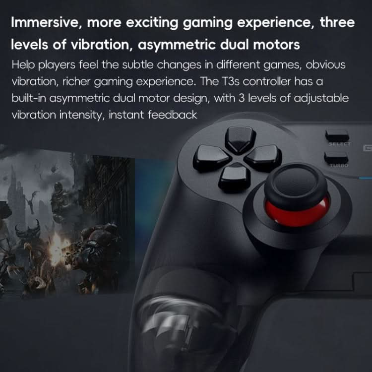 GameSir T3S  Bluetooth 5.0 Wireless Gamepad Game Controller for Android / iOS / PC / Switch / TV Box