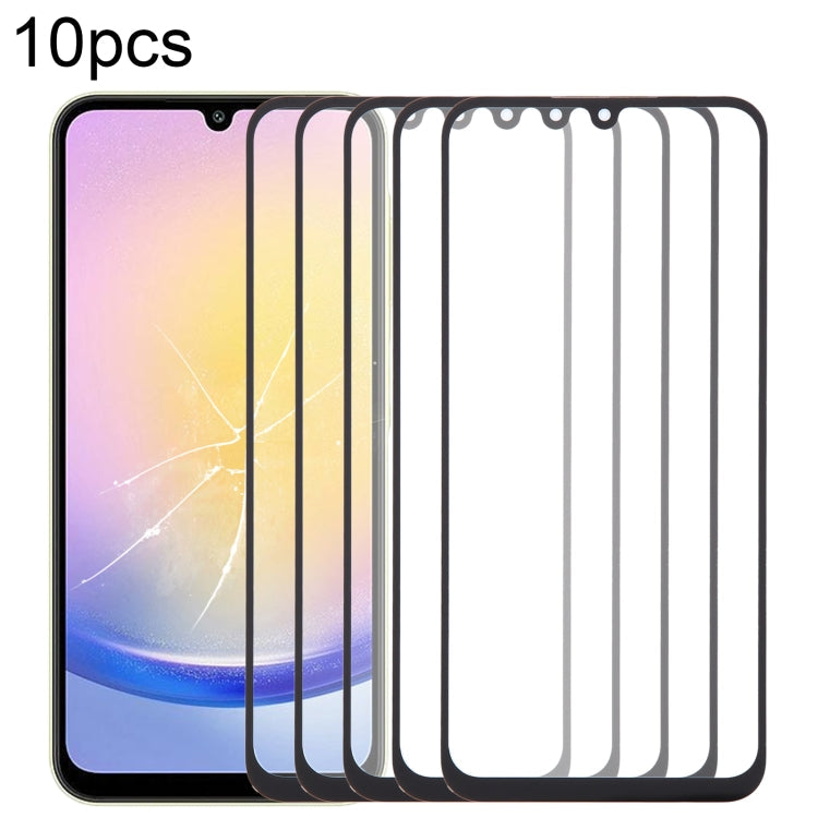 10pcs Front Screen Outer Glass Lens with OCA Optically Clear Adhesive, Series 1