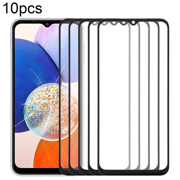 10pcs Front Screen Outer Glass Lens with OCA Optically Clear Adhesive, Series 1