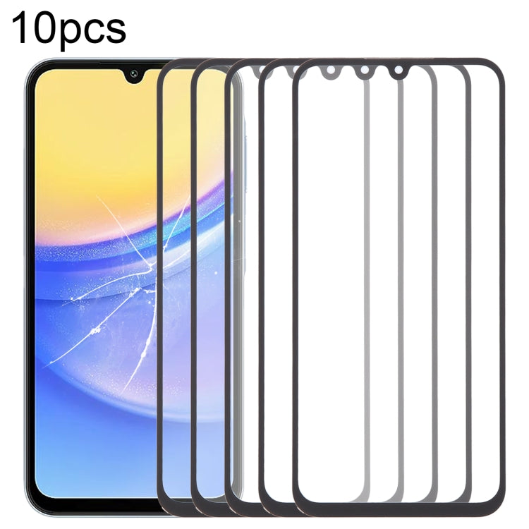 10pcs Front Screen Outer Glass Lens with OCA Optically Clear Adhesive, Series 1