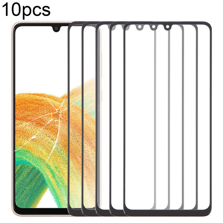 10pcs Front Screen Outer Glass Lens with OCA Optically Clear Adhesive, Series 1