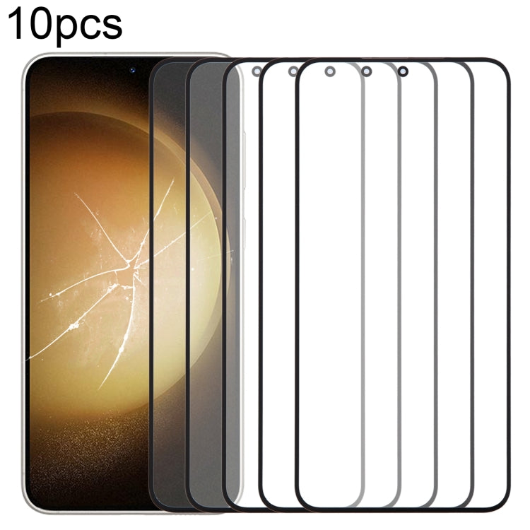 10pcs Front Screen Outer Glass Lens with OCA Optically Clear Adhesive, Series 1