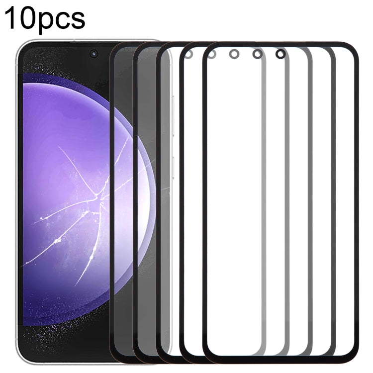 10pcs Front Screen Outer Glass Lens with OCA Optically Clear Adhesive, Series 1