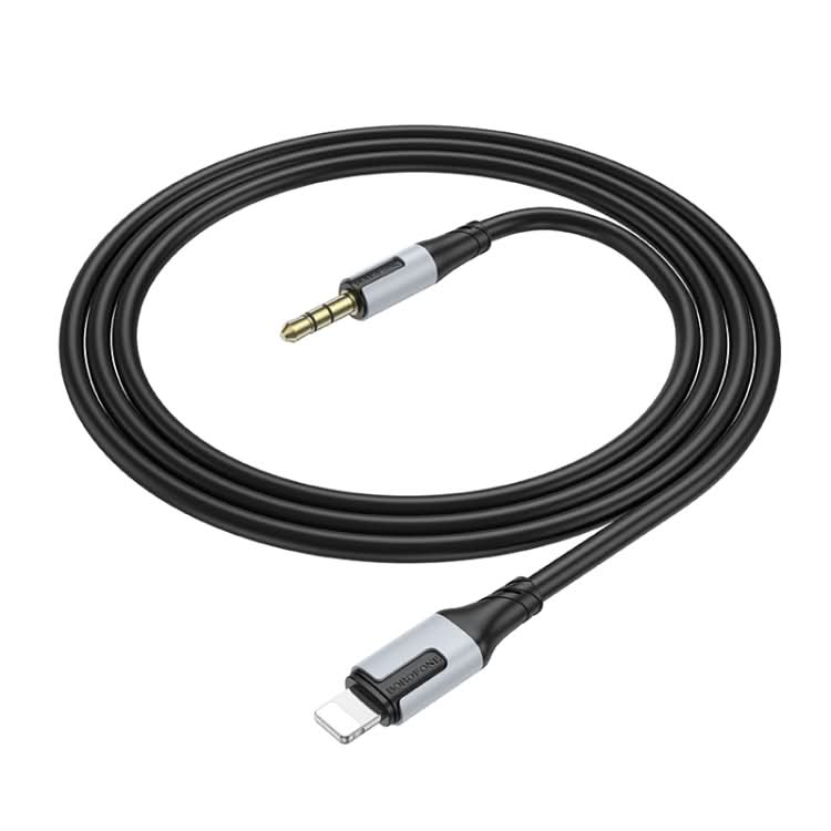 Borofone BL19 AUX Creator Audio Cable, 3.5mm to 8 Pin Cable, Length: 1m