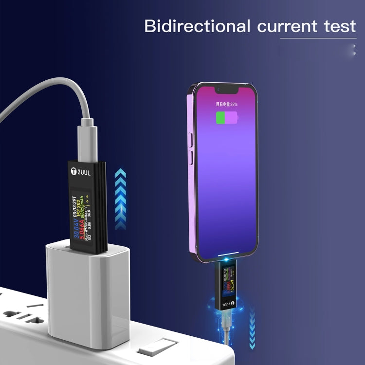 2UUL Charging Mate Type-C Mini Charging Detector with Bidirectional Current Test-Reluova