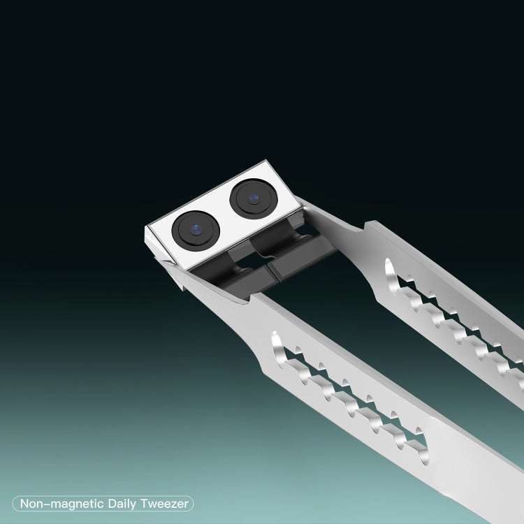 2UUL Non-magnetic Stainless Stencil Tweezers with Holes