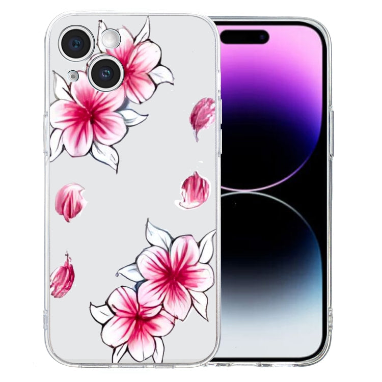 Colored Drawing Pattern Transparent TPU Phone Case, Series 4