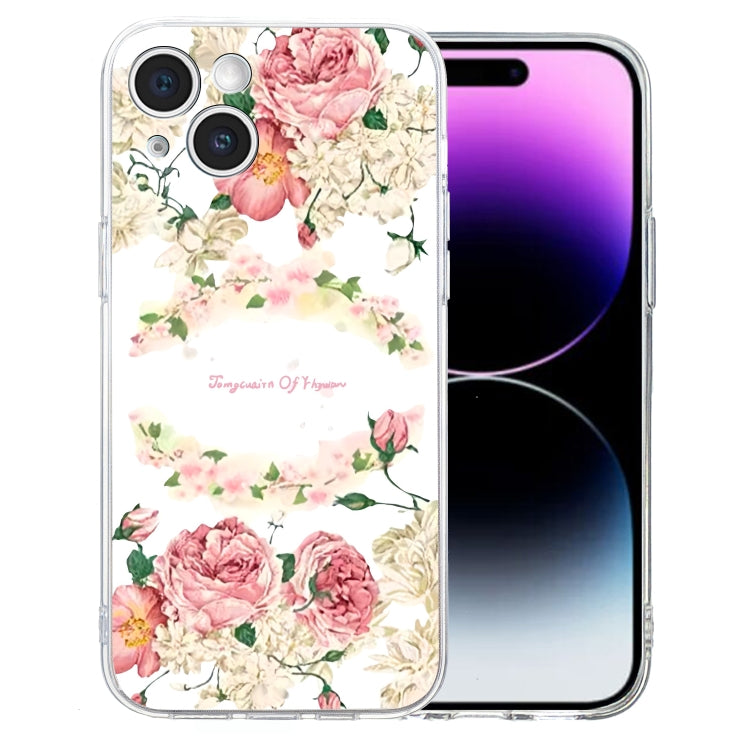 Colored Drawing Pattern Transparent TPU Phone Case, Series 4