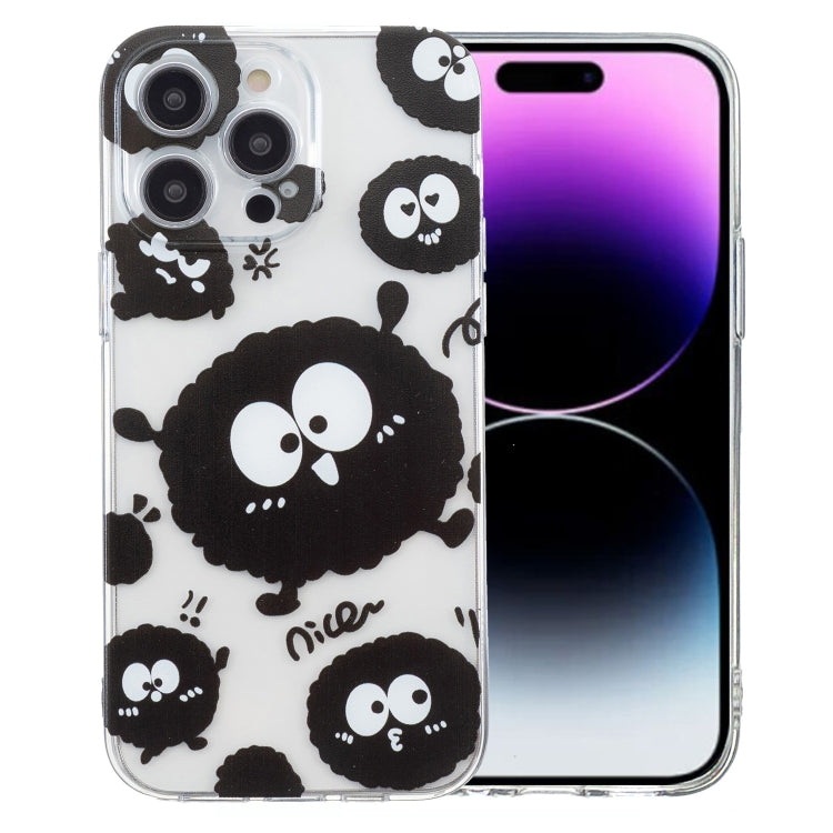 Colored Drawing Pattern Transparent TPU Phone Case, Series 2