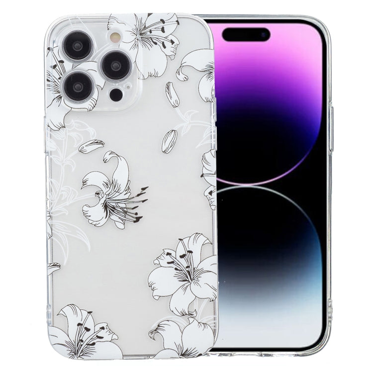 Colored Drawing Pattern Transparent TPU Phone Case, Series 4