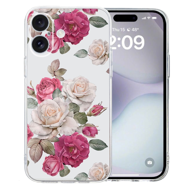 Colored Drawing Pattern Transparent TPU Phone Case, Series 1