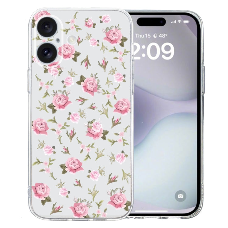 Colored Drawing Pattern Transparent TPU Phone Case, Series 1