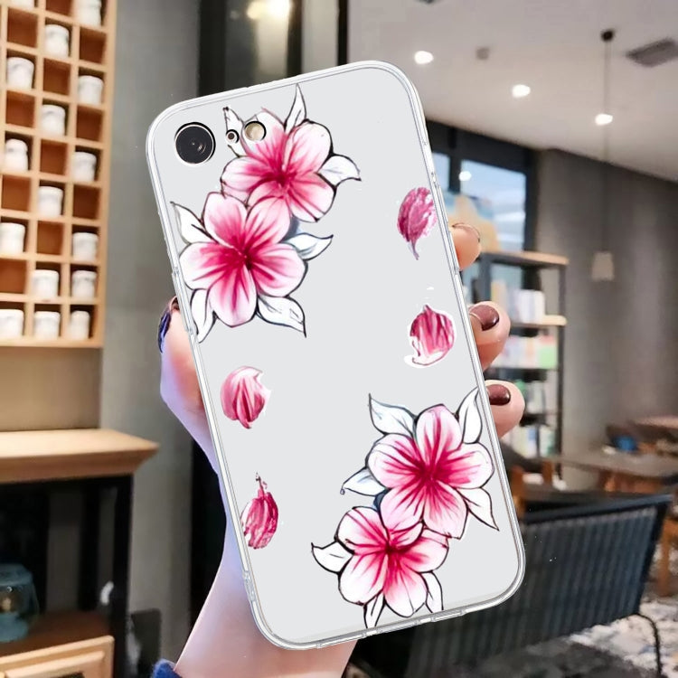 Colored Drawing Pattern Transparent TPU Phone Case, Series 4