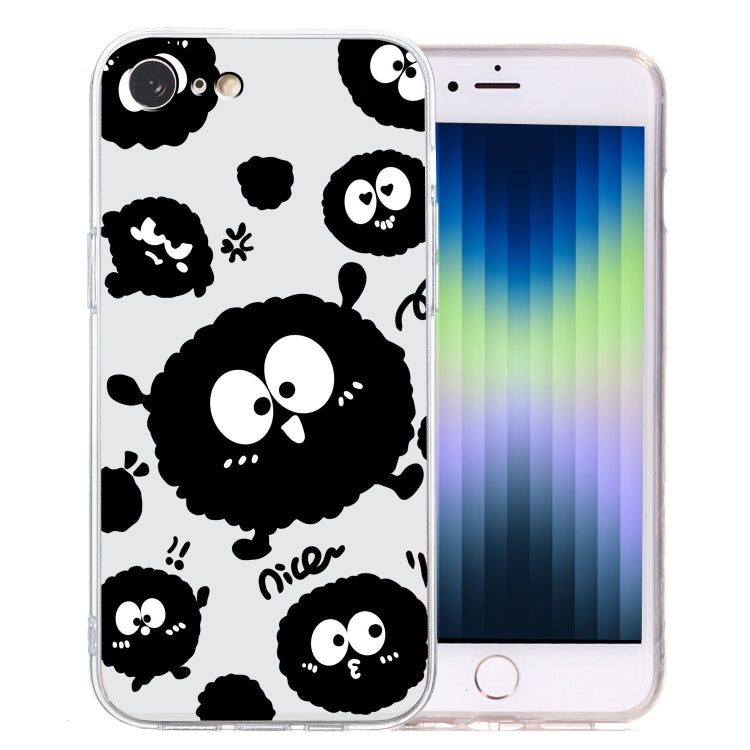 Colored Drawing Pattern Transparent TPU Phone Case, Series 4