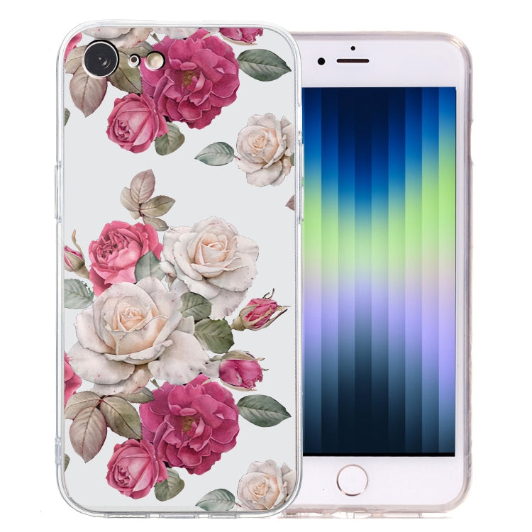 Colored Drawing Pattern Transparent TPU Phone Case, Series 4