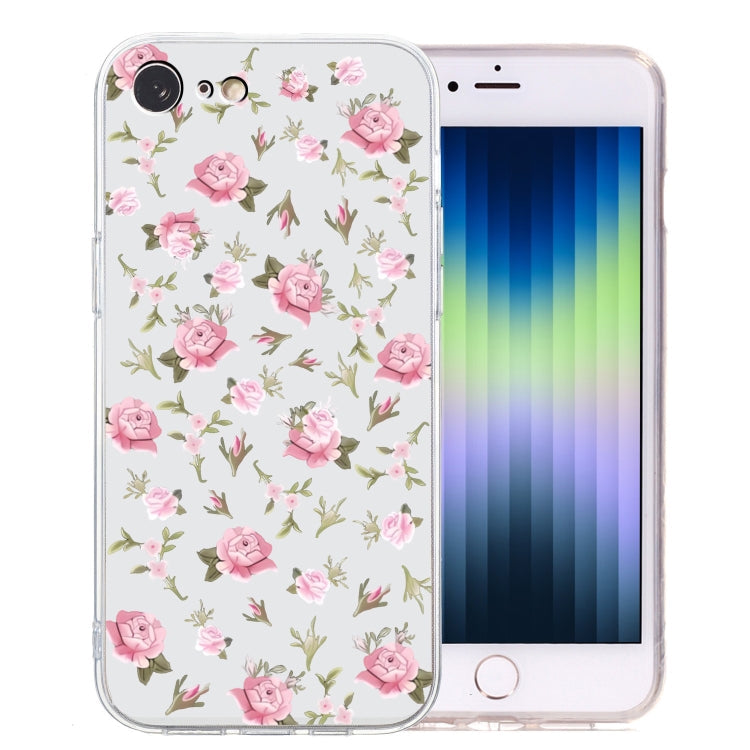 Colored Drawing Pattern Transparent TPU Phone Case, Series 4