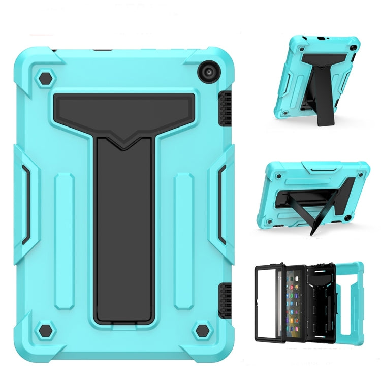 T-shaped Bracket Contrast Color Shockproof PC + Silicone Tablet Protective Case My Store