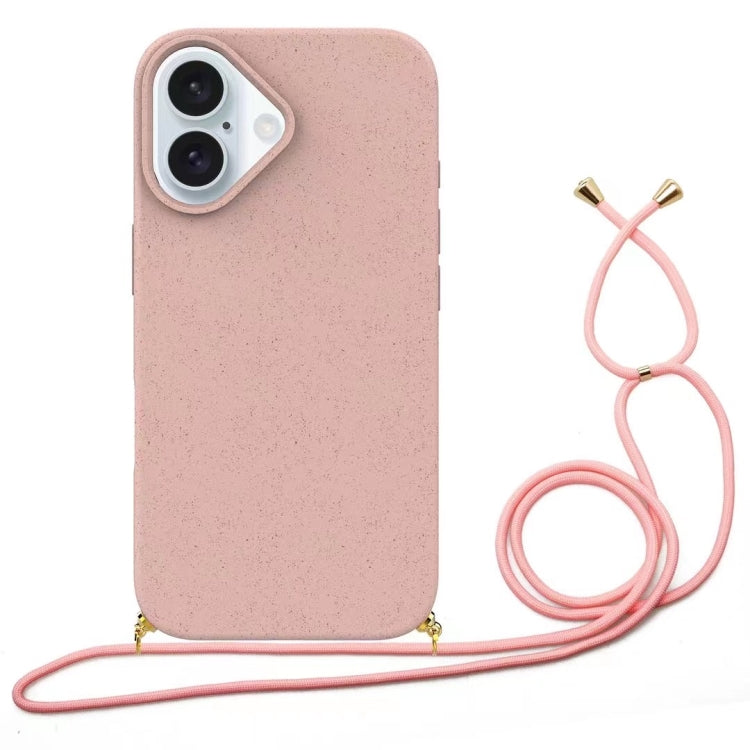 Wheat Straw Material + TPU Phone Case with Lanyard, Series 2