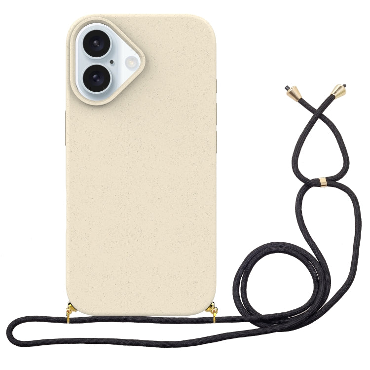 Wheat Straw Material + TPU Phone Case with Lanyard, Series 2