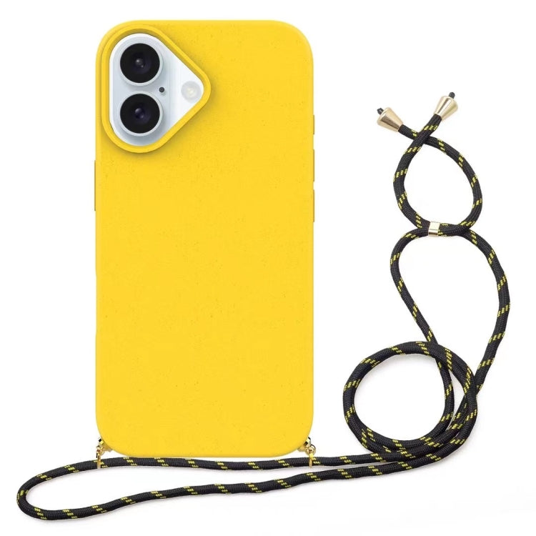 Wheat Straw Material + TPU Phone Case with Lanyard, Series 2