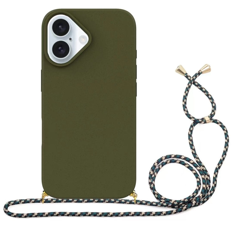 Wheat Straw Material + TPU Phone Case with Lanyard, Series 2