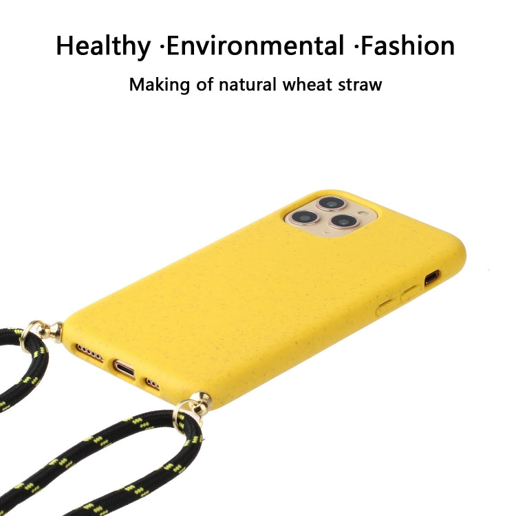 Wheat Straw Material + TPU Phone Case with Lanyard, Series 1