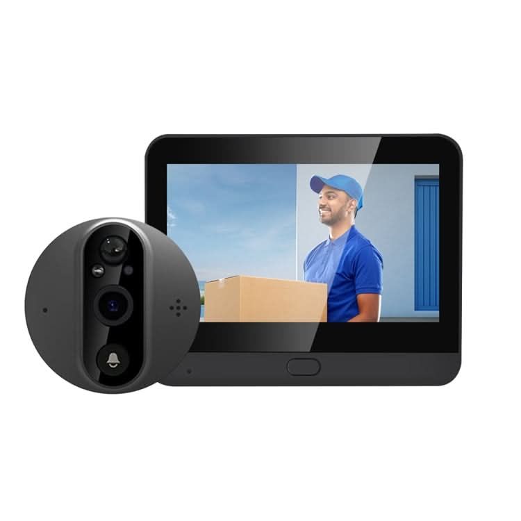 ESCAM C89 1080P 4.3 inch Smart Digital Door Viewer, Support Wide Angle PIR & Night Vision Photo Reluova