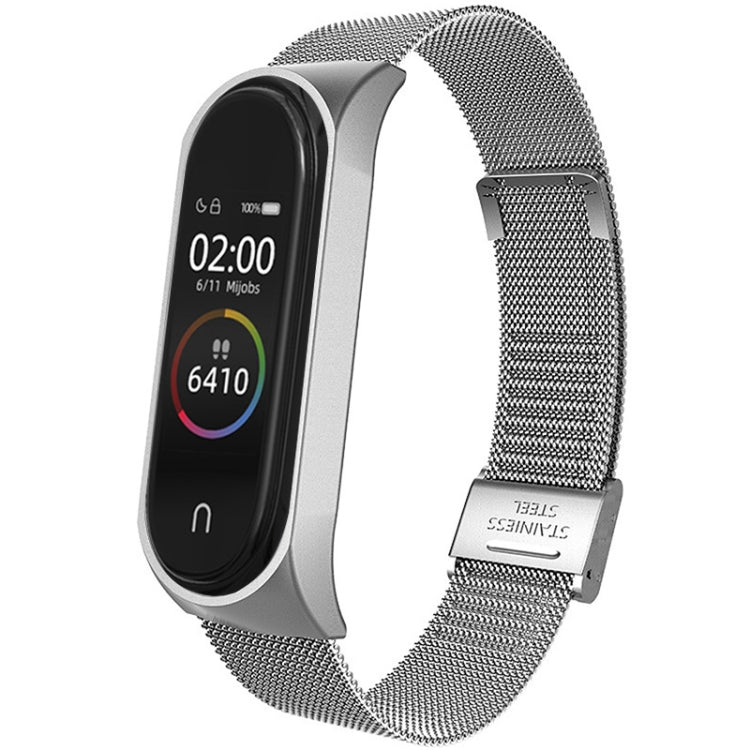 For Xiaomi Mi Band 4 / 3 Milanese Metal Replacement Strap Watchband