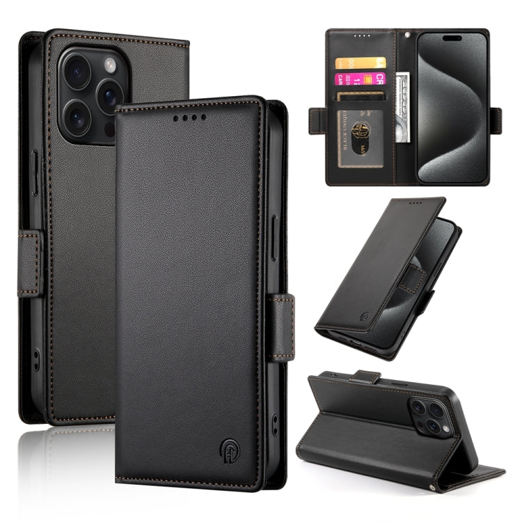 Side Buckle Magnetic Frosted Leather Phone Case, Series 2