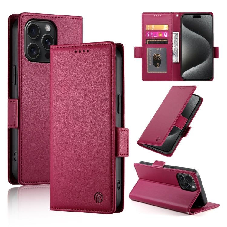 Side Buckle Magnetic Frosted Leather Phone Case, Series 2