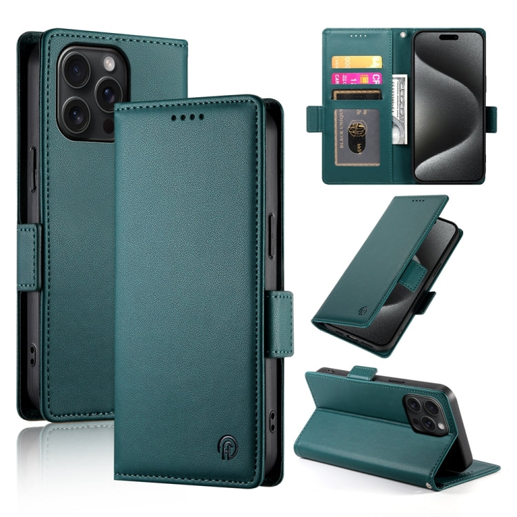 Side Buckle Magnetic Frosted Leather Phone Case, Series 2