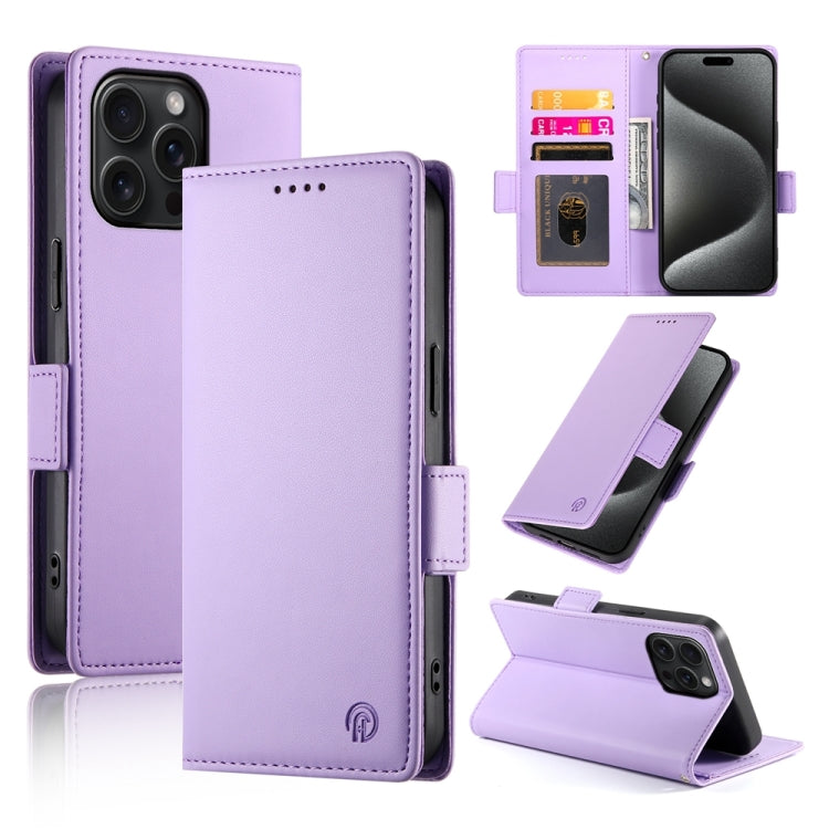 Side Buckle Magnetic Frosted Leather Phone Case, Series 2