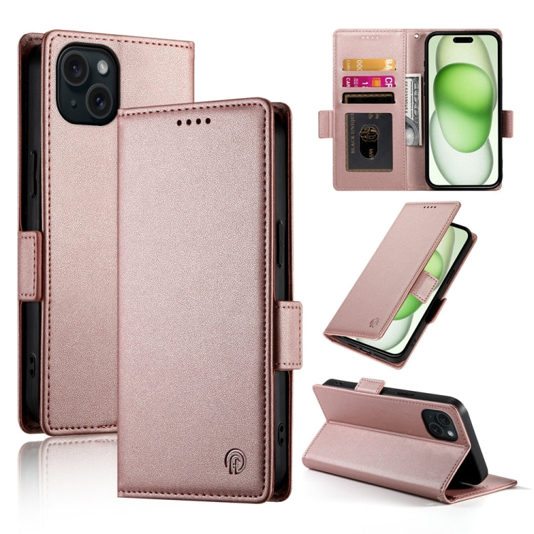 Side Buckle Magnetic Frosted Leather Phone Case, Series 8