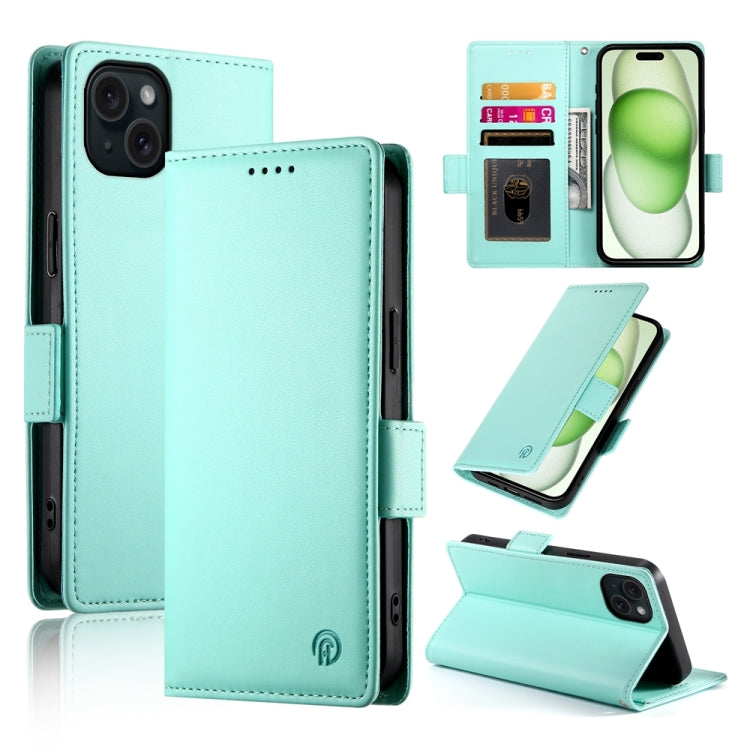 Side Buckle Magnetic Frosted Leather Phone Case, Series 8