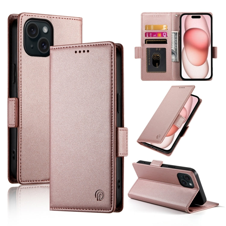 Side Buckle Magnetic Frosted Leather Phone Case, Series 6