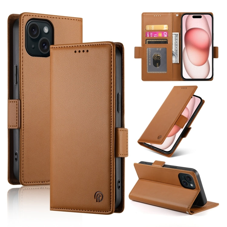 Side Buckle Magnetic Frosted Leather Phone Case, Series 6