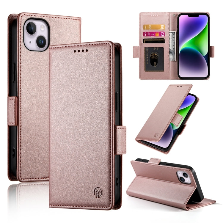 Side Buckle Magnetic Frosted Leather Phone Case, Series 9