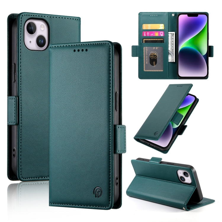 Side Buckle Magnetic Frosted Leather Phone Case, Series 9