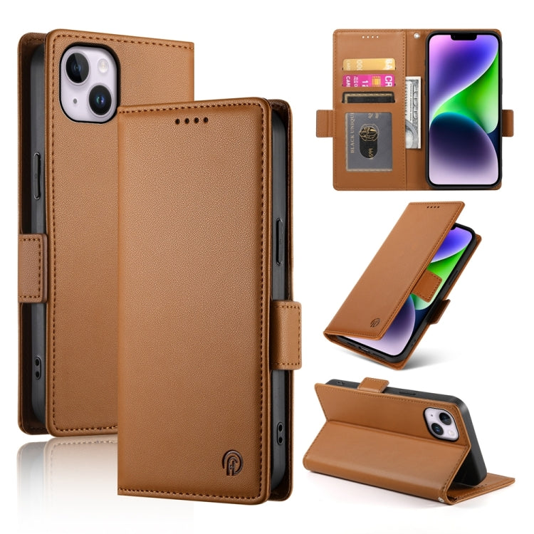 Side Buckle Magnetic Frosted Leather Phone Case, Series 9