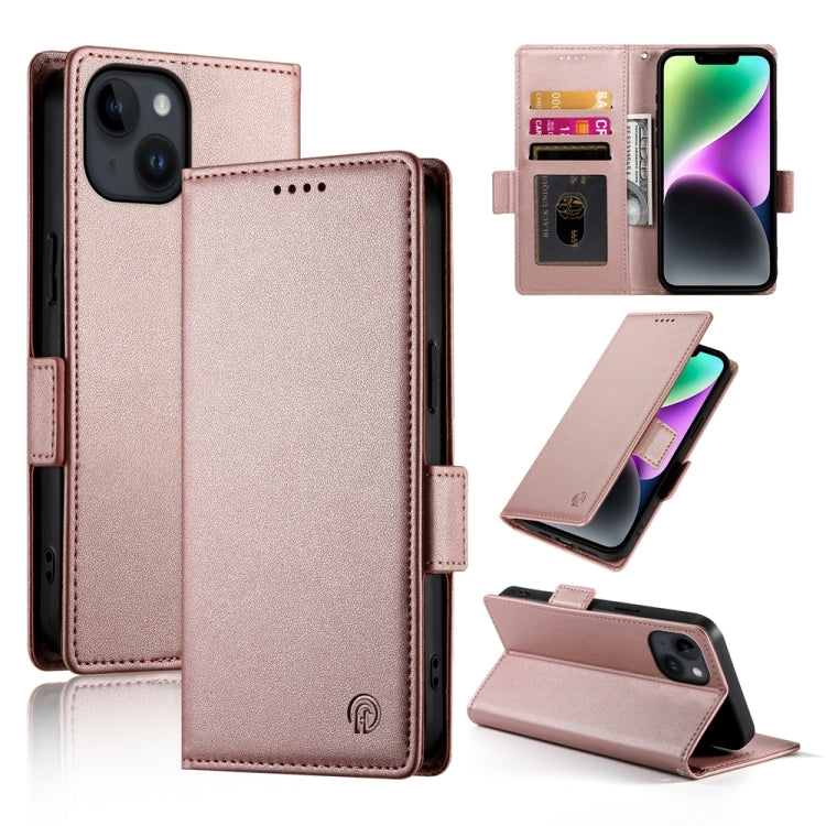 Side Buckle Magnetic Frosted Leather Phone Case, Series 3