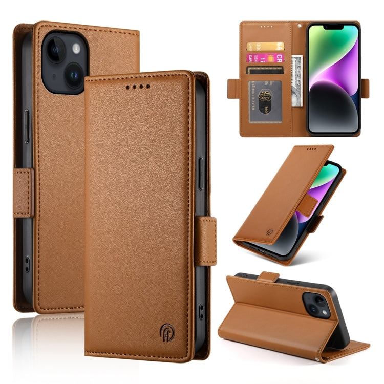 Side Buckle Magnetic Frosted Leather Phone Case, Series 3