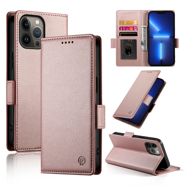 Side Buckle Magnetic Frosted Leather Phone Case, Series 3