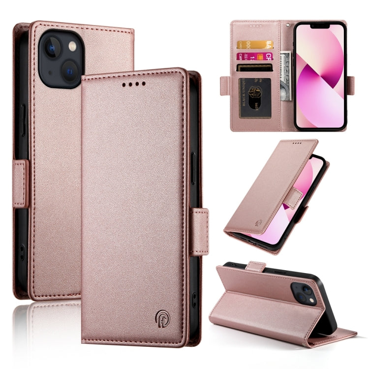 Side Buckle Magnetic Frosted Leather Phone Case, Series 9