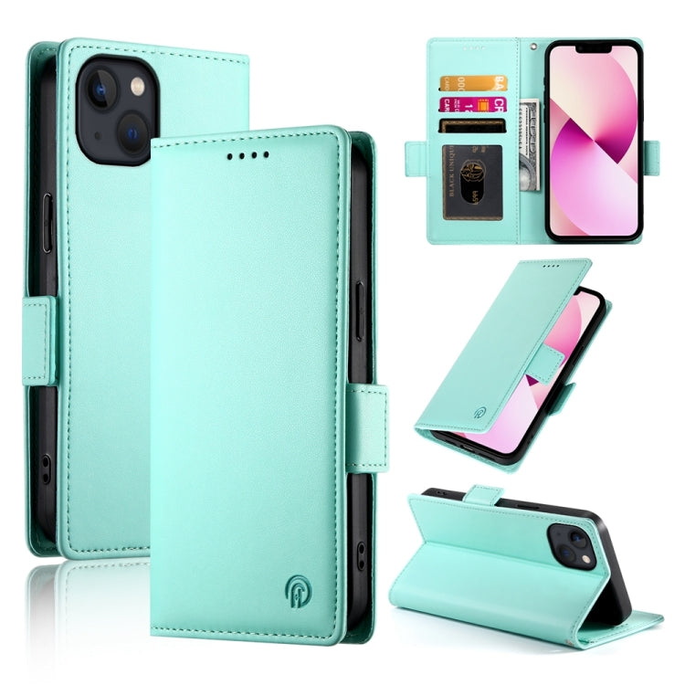 Side Buckle Magnetic Frosted Leather Phone Case, Series 9