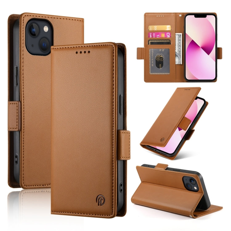 Side Buckle Magnetic Frosted Leather Phone Case, Series 9