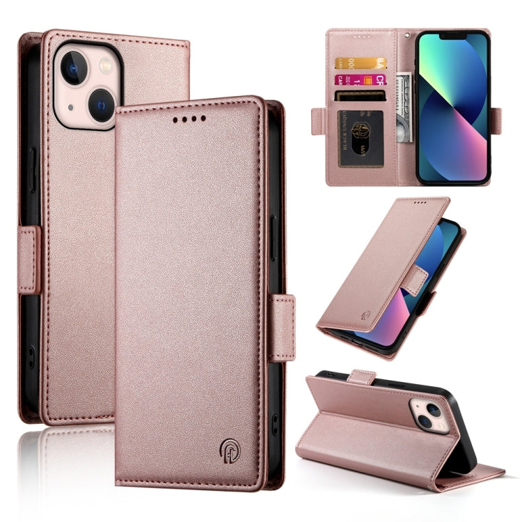 Side Buckle Magnetic Frosted Leather Phone Case, Series 8