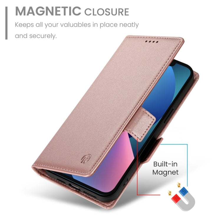 Side Buckle Magnetic Frosted Leather Phone Case, Series 8