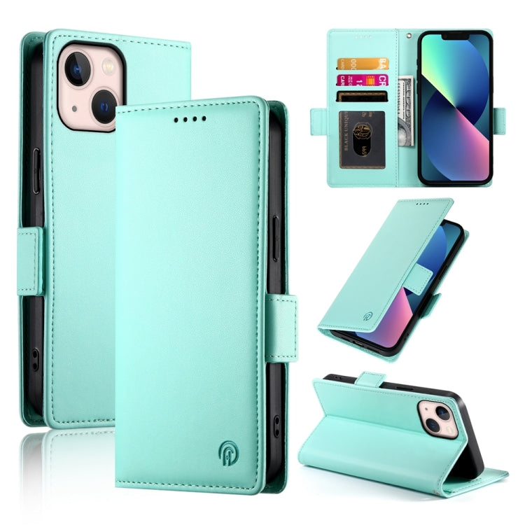 Side Buckle Magnetic Frosted Leather Phone Case, Series 8