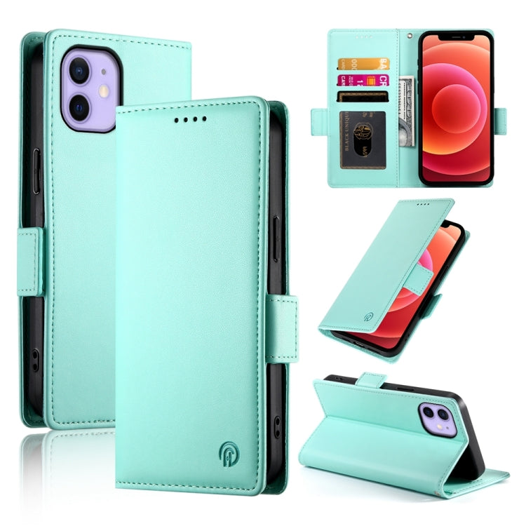 Side Buckle Magnetic Frosted Leather Phone Case, Series 7